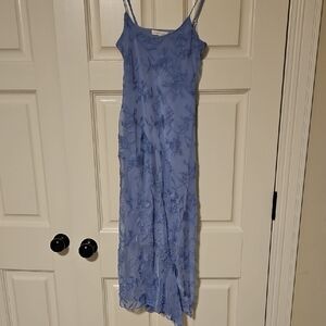 Altrd State Elegant Blue Floral Dress